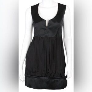 Stella McCartney Black Silk Cocktail Dress SZ 42
